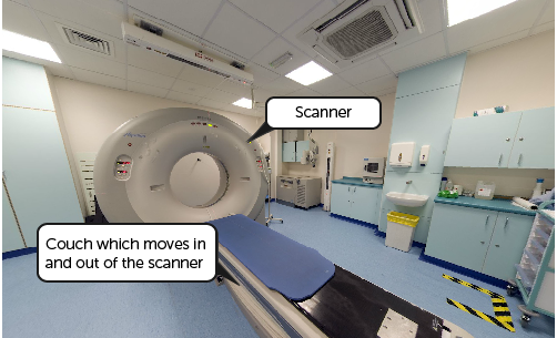 Fotografia unui scaner PET-CT